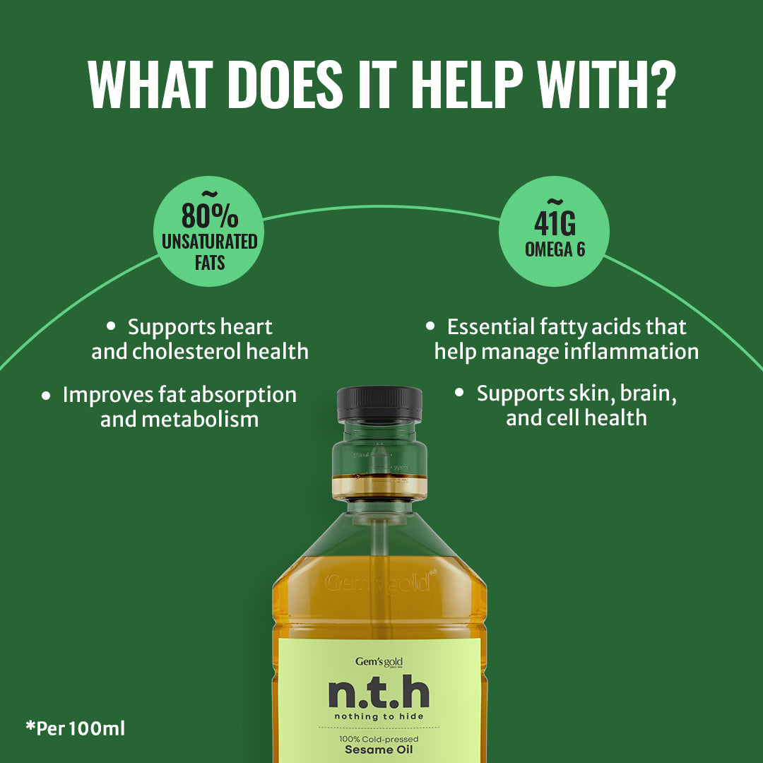 Cold-Pressed Sesame Oil